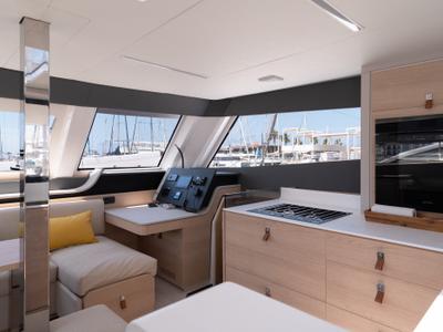 Galley of Premium +, a Aventura Catamarans Aventura 45 catamaran at Dénia, Spain