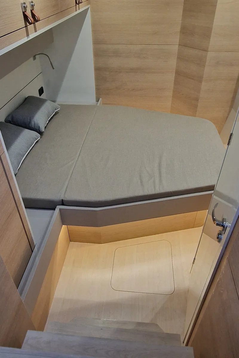 Cabin on Premium +, a Aventura Catamarans Aventura 45 catamaran at Dénia, Spain