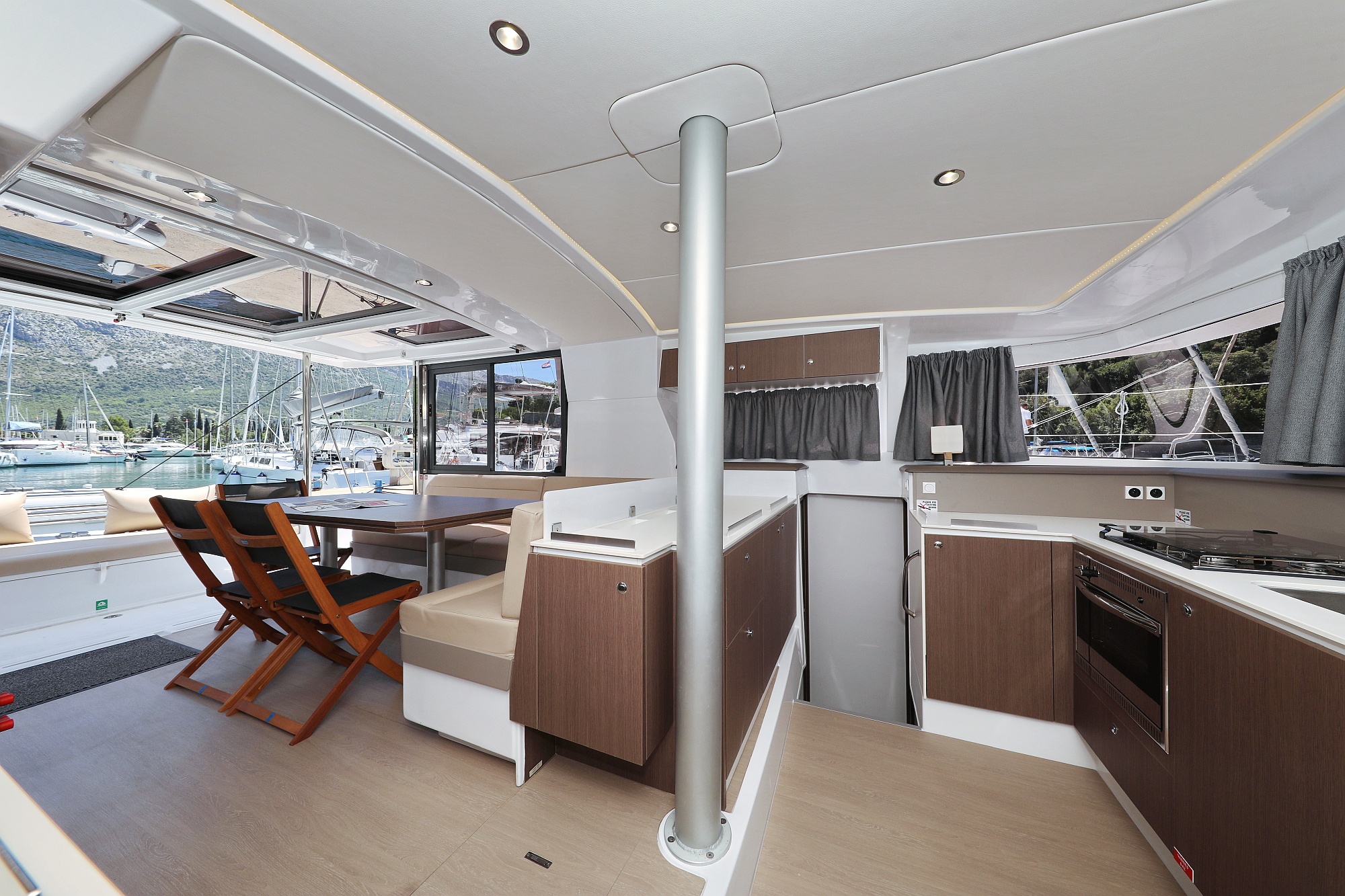 Sea Lounge, a Bali 4.1 catamaran at Grad Biograd na Moru, Croatia