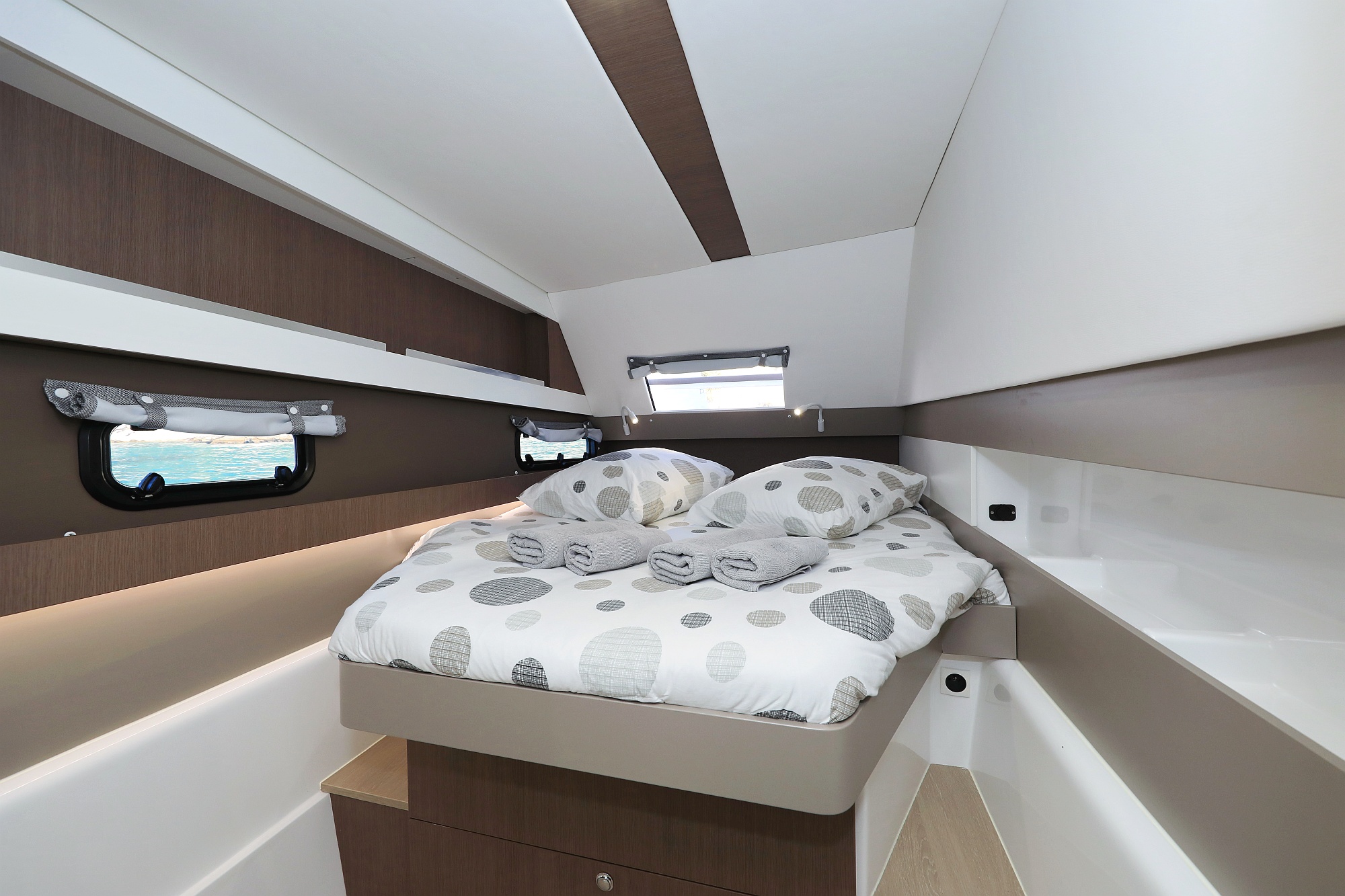 Sea Lounge, a Bali 4.1 catamaran at Grad Biograd na Moru, Croatia
