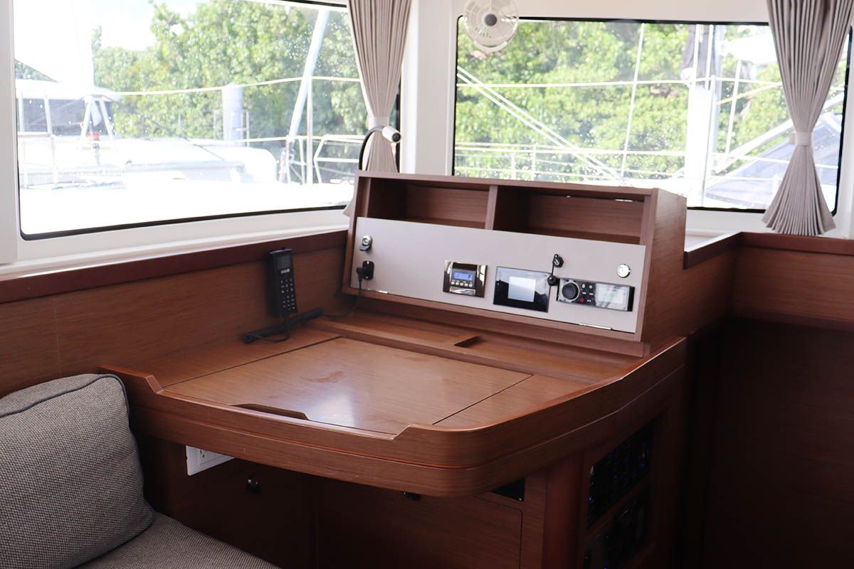 Blú Heron, a Lagoon 42 catamaran at Road Town, British Virgin Islands