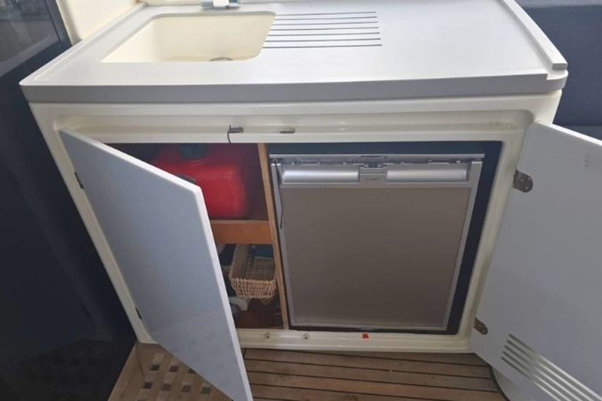 THOR, a Lagoon 50 catamaran at Olbia, Italy