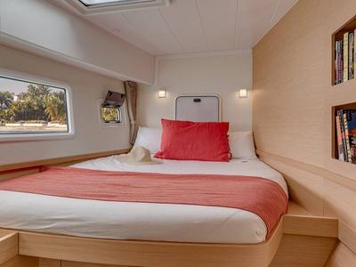 Cabin on Zil II, a Lagoon 42 catamaran at Seychelles, Mahe, Seychelles