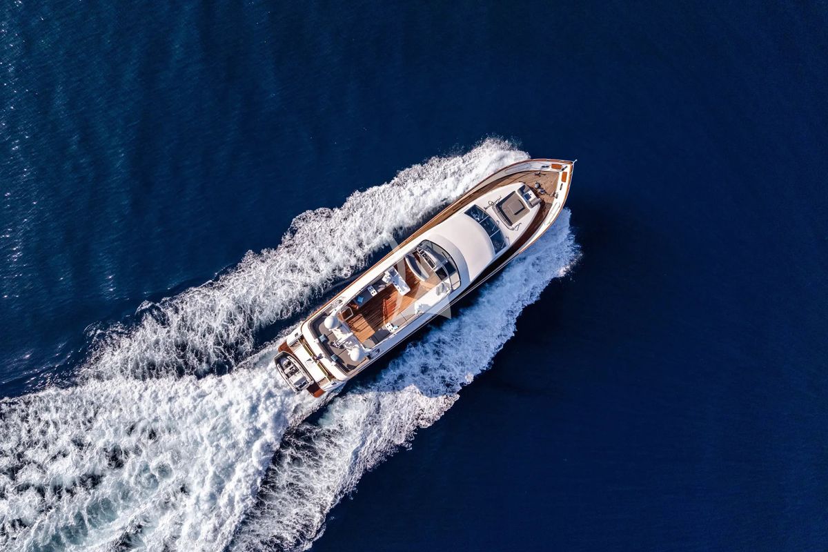 Exterior view of Dream, a Gulet Arno Leopard 27 yacht at Athens, Greece