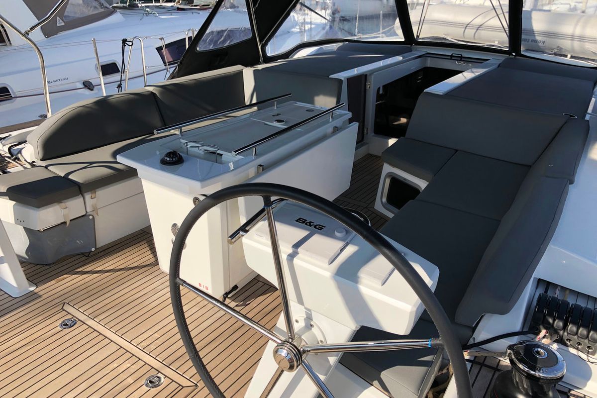 Salt Water, a Beneteau Oceanis 51.1 sailboat at Athens, Greece