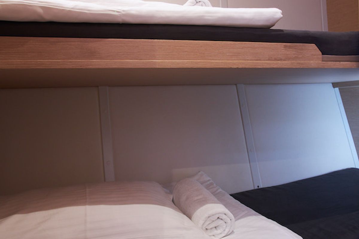 Cabin on California, a Elan Impression 45 sailboat at Grad Kaštela, Croatia