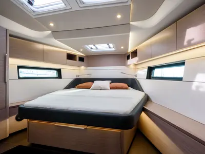Cabin on Orsasei - Owner version, A/C, Water maker, Solar Panel, a Hanse Yachts Hanse 460 sailboat at Cannigione, Italy