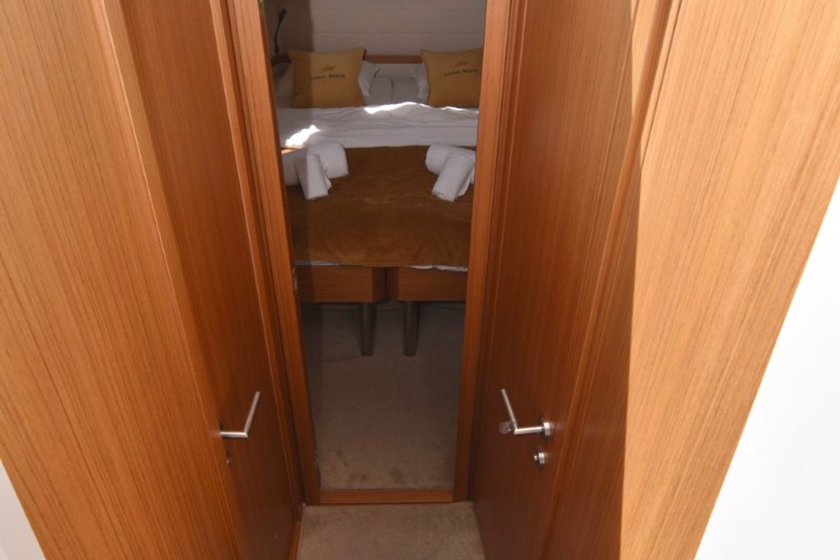 Cabin on Helgeroa, a Greenline 39 yacht at Porsgrunn, Norway