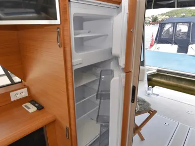 Galley of Helgeroa, a Greenline 39 yacht at Porsgrunn, Norway