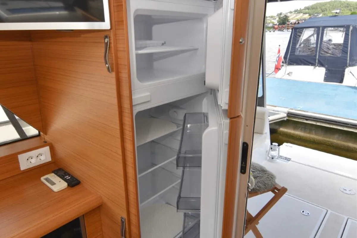 Galley of Helgeroa, a Greenline 39 yacht at Porsgrunn, Norway