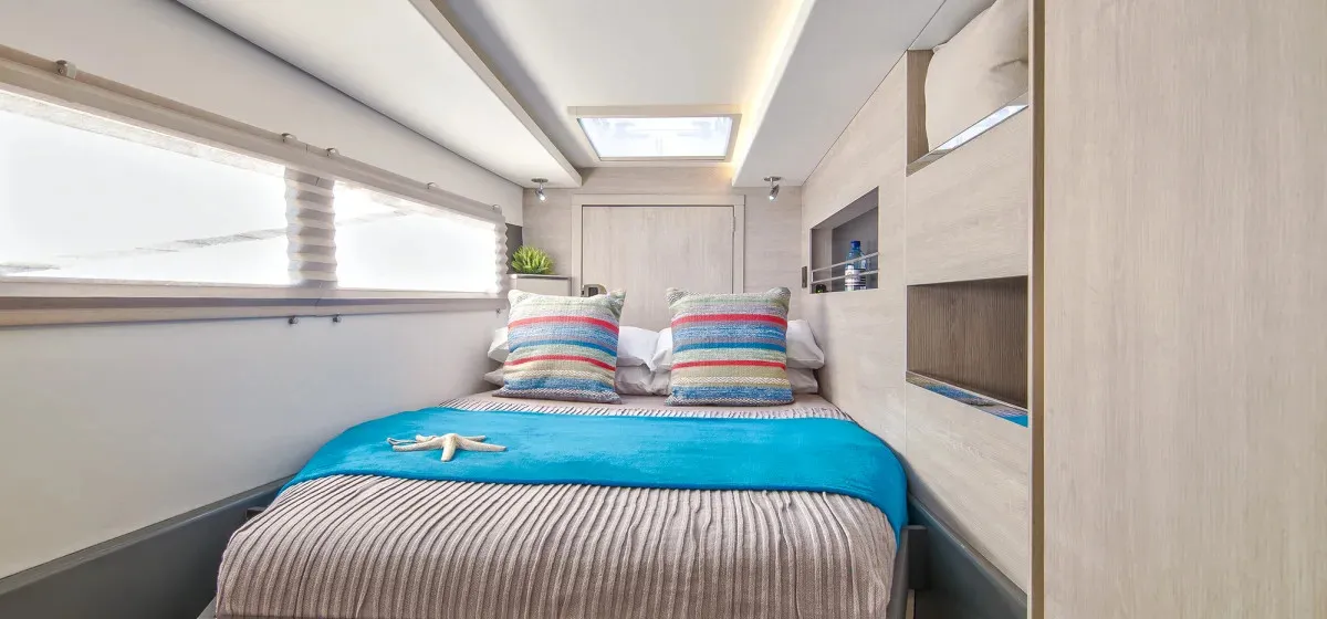 Cabin on Moorings 4500L/10 Crewed, a Leopard 45 catamaran at Road Town, British Virgin Islands