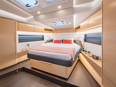 Cabin on Alma, a Hanse Yachts Hanse 510 sailboat at Seget Donji, Croatia