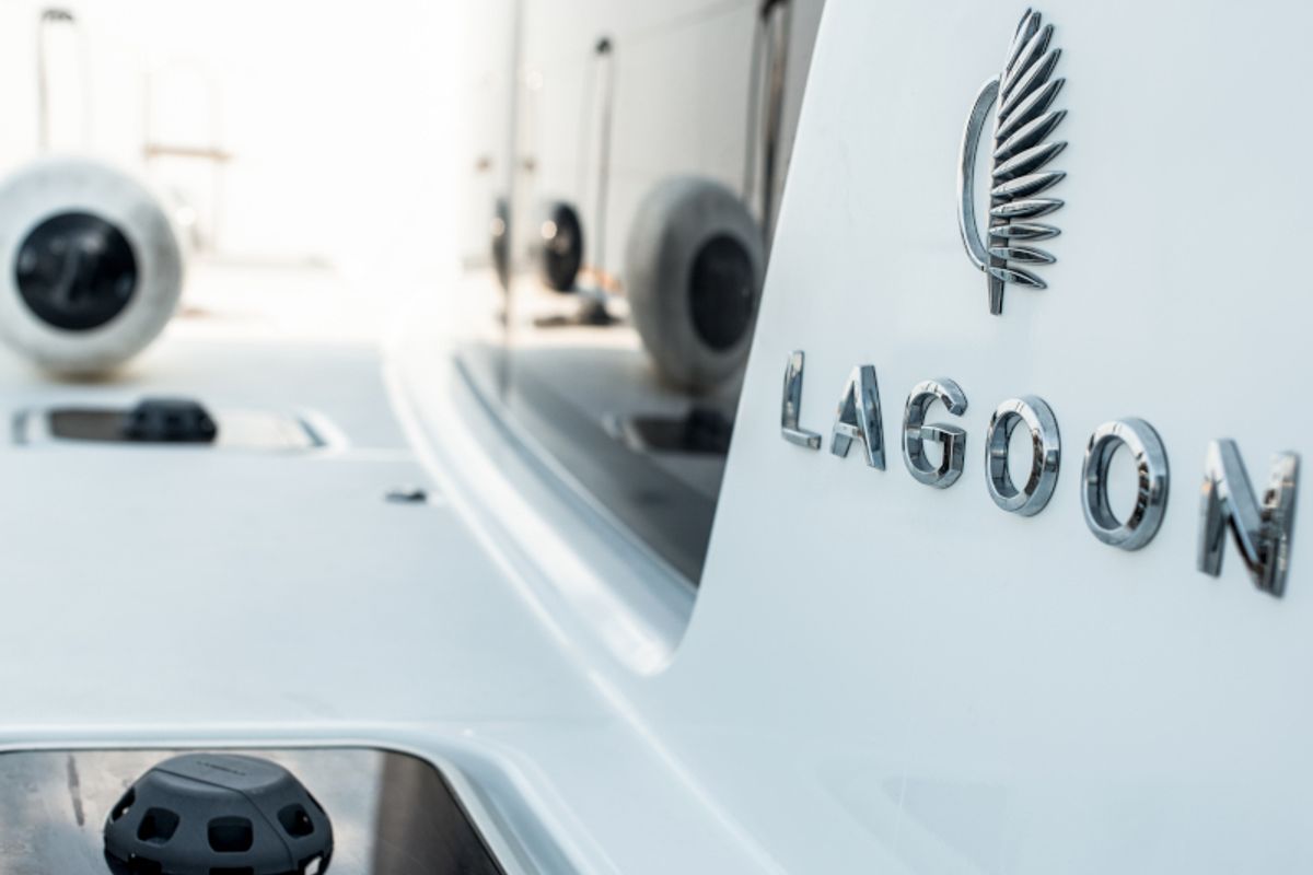 Il Vento, a Lagoon 40 catamaran at Gouvia, Greece
