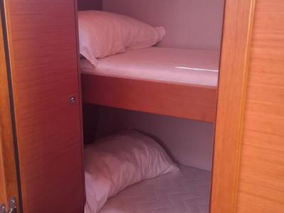 Cabin on Atua, a Dufour 530 sailboat at Tonnarella, Italy