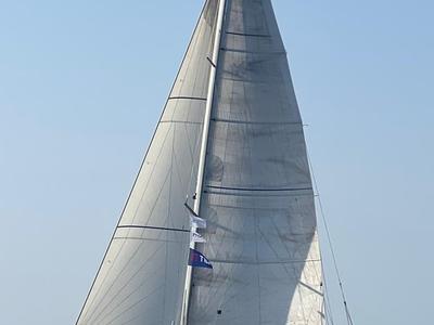 Don Pepe, a Jeanneau Sun Odyssey 49 sailboat at Pisticci, Italy
