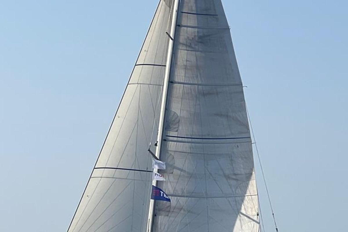 Don Pepe, a Jeanneau Sun Odyssey 49 sailboat at Pisticci, Italy