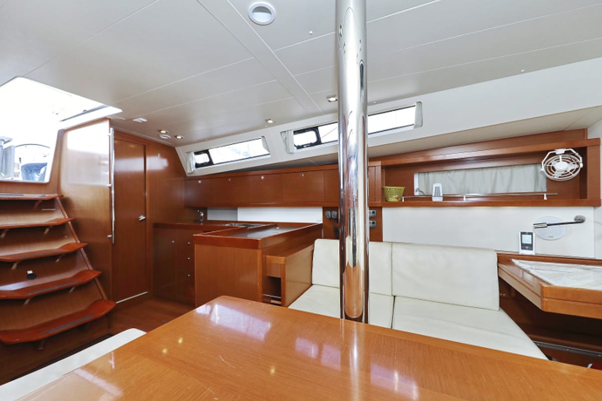 Salon of Hope, a Beneteau Oceanis 41 sailboat at Zadar, Croatia