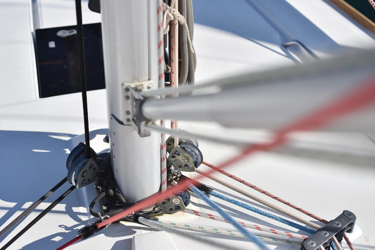 Deck of Hope, a Beneteau Oceanis 41 sailboat at Zadar, Croatia
