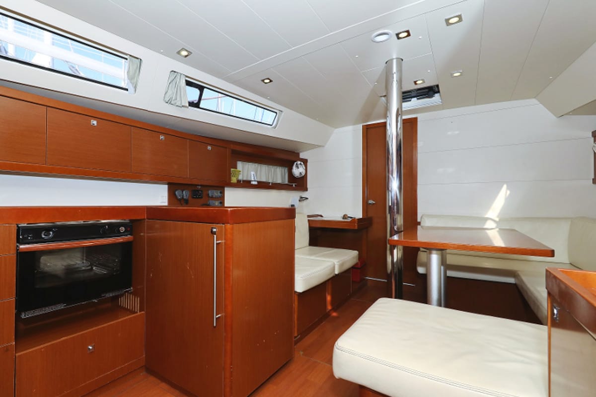 Salon of Hope, a Beneteau Oceanis 41 sailboat at Zadar, Croatia