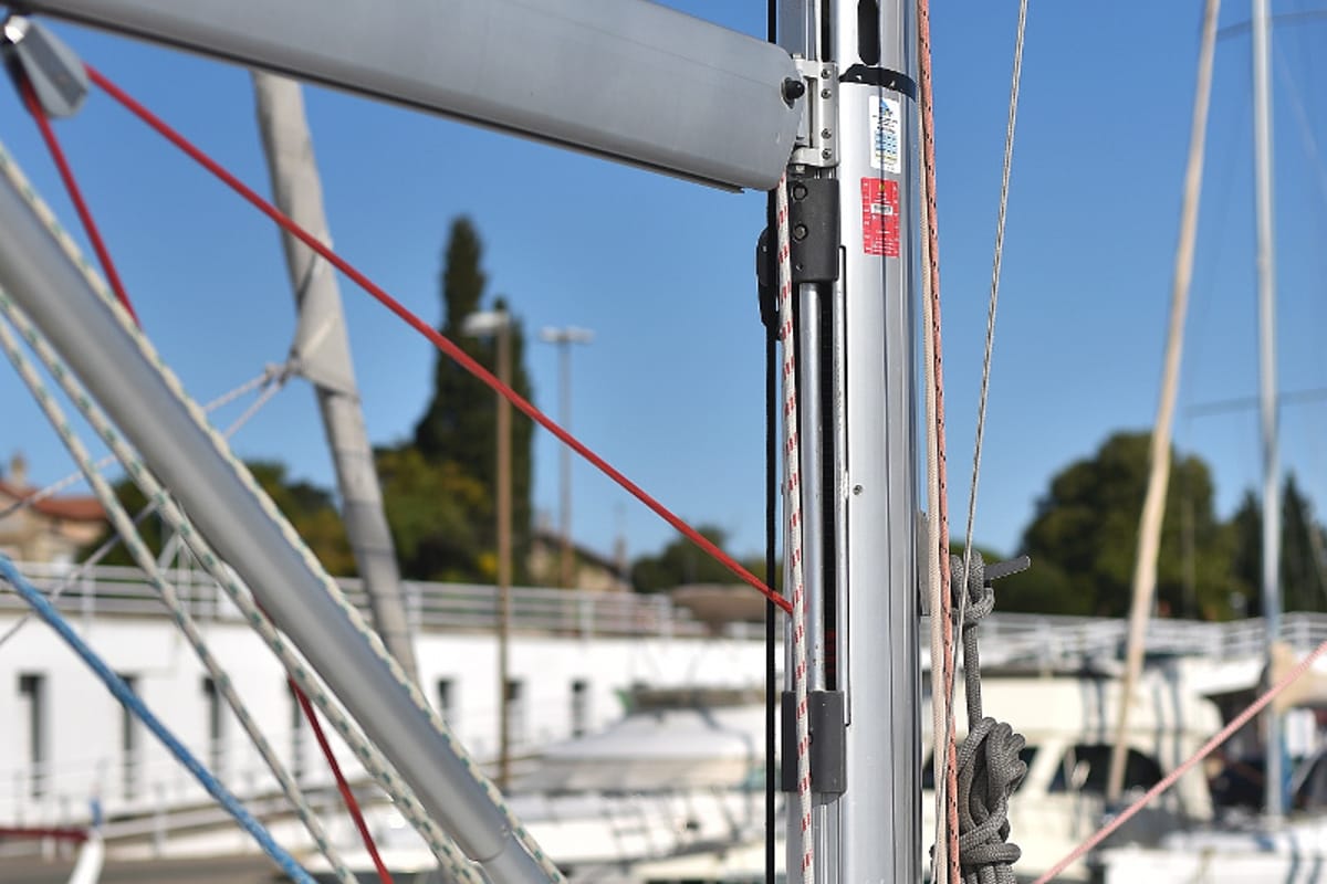 Hope, a Beneteau Oceanis 41 sailboat at Zadar, Croatia