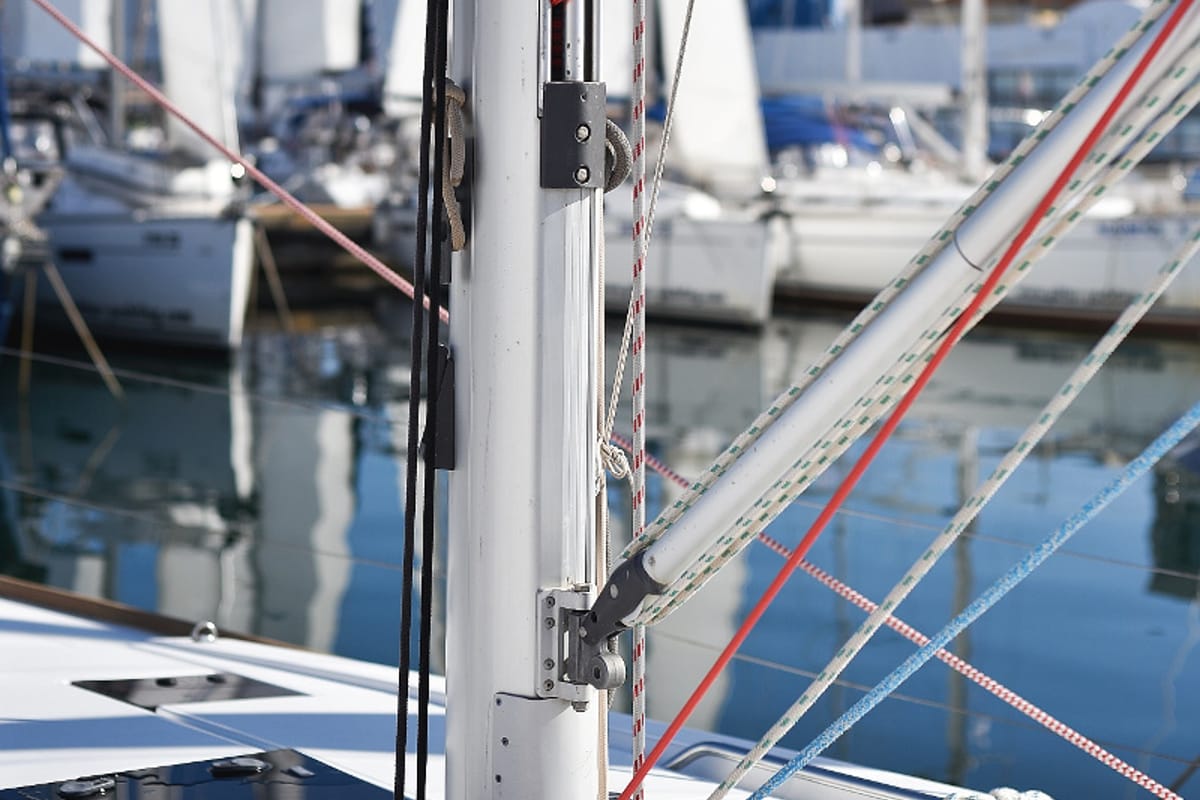 Deck of Hope, a Beneteau Oceanis 41 sailboat at Zadar, Croatia