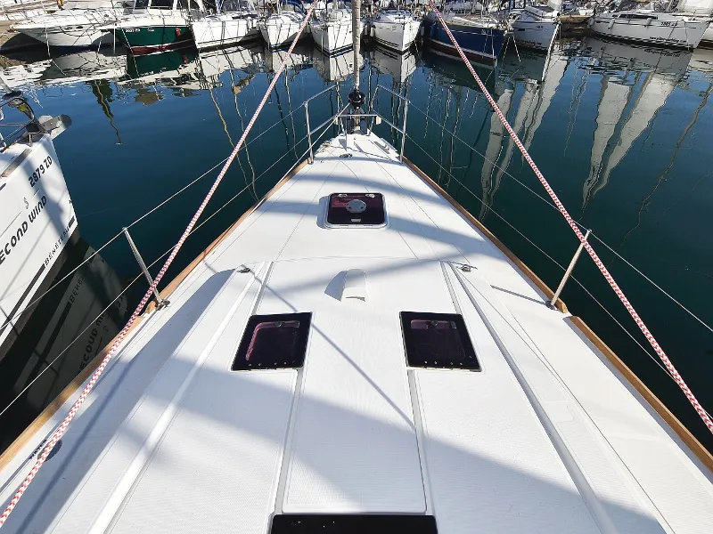 Exterior view of Hope, a Beneteau Oceanis 41 sailboat at Zadar, Croatia