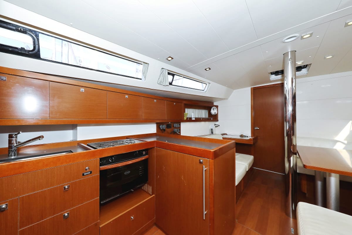 Galley of Hope, a Beneteau Oceanis 41 sailboat at Zadar, Croatia