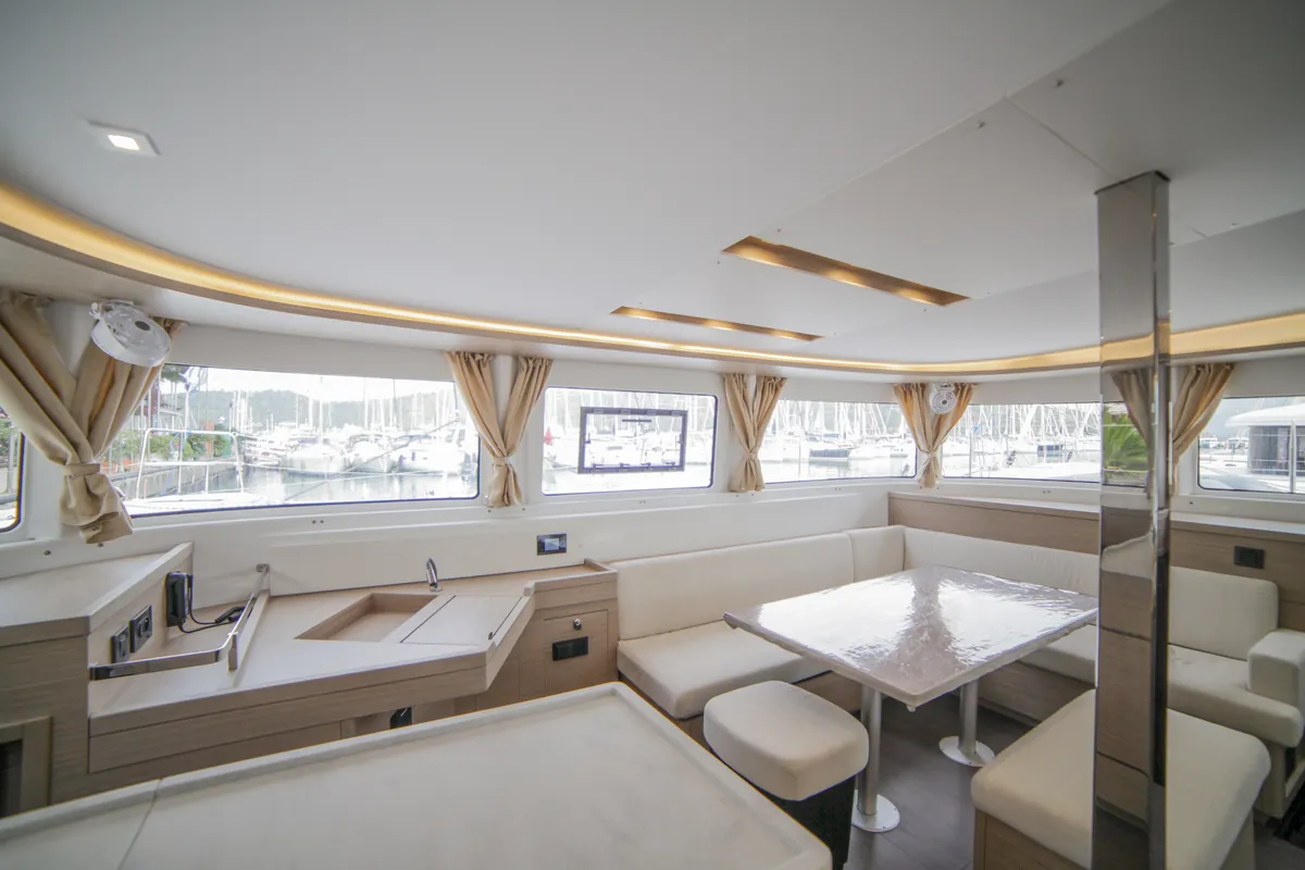 Sail Pegasus, a Lagoon 46 catamaran at Fethiye, Turkey