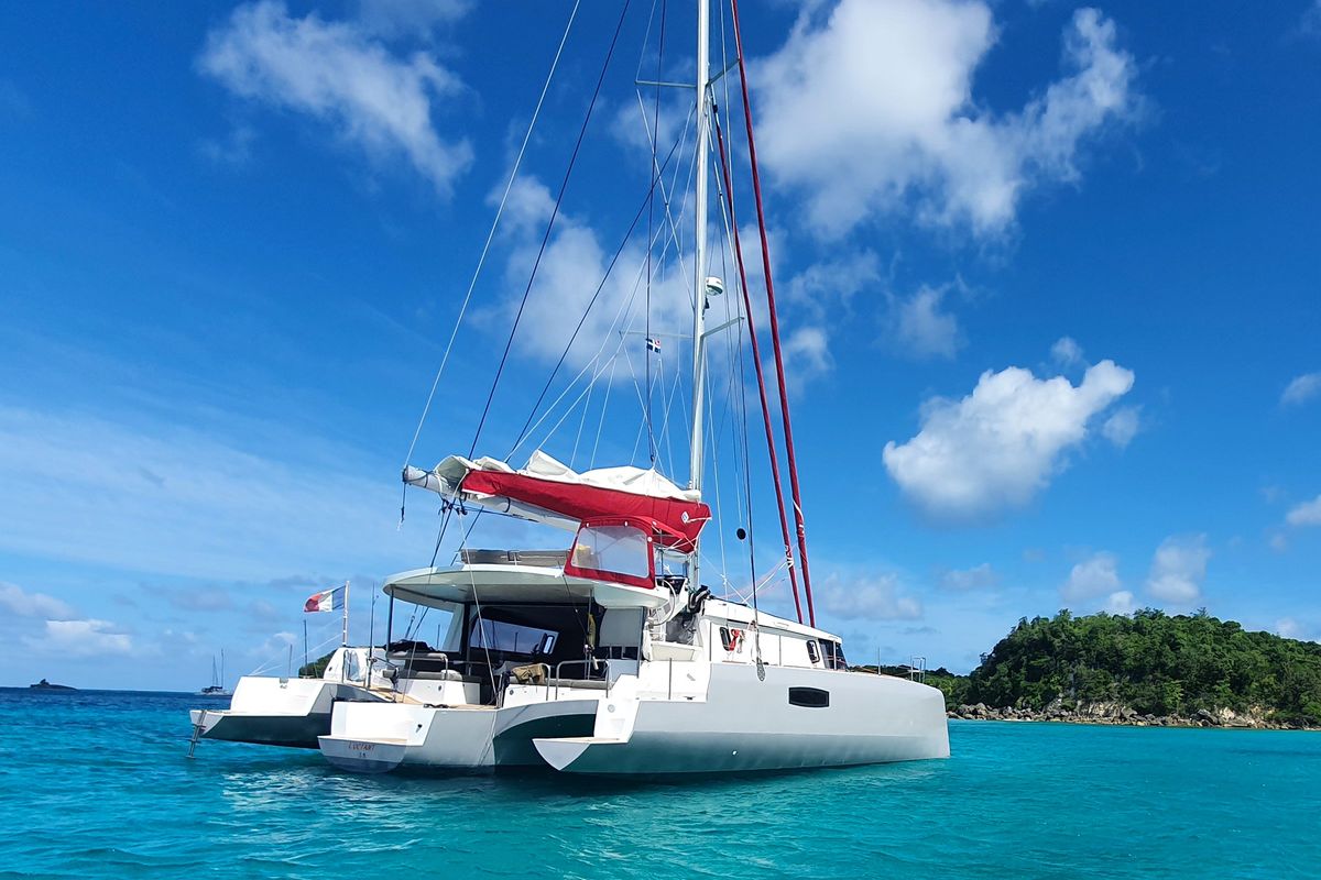 Exterior view of L'Octant, a NEEL 51 sailboat at Le Lamentin, France