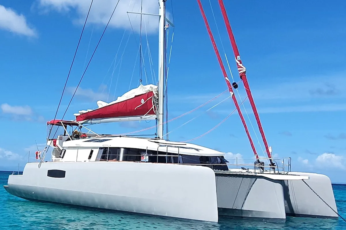 Exterior view of L'Octant, a NEEL 51 sailboat at Le Lamentin, France