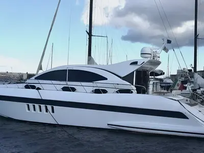 Lulu, a Mangusta Mangusta 72 yacht at Castellammare di Stabia, Italy