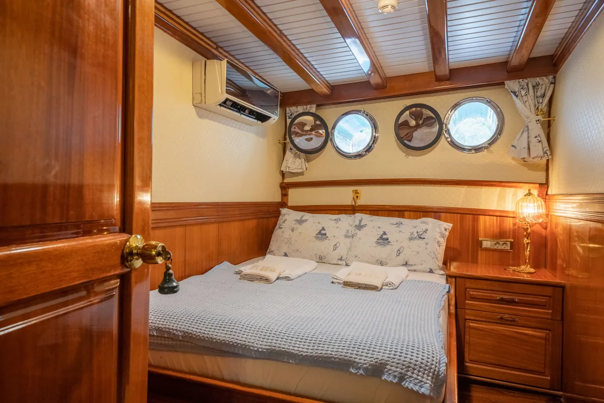 Cabin on Admiral, a Custom Made Admiral yacht at Bodrum, Turkey