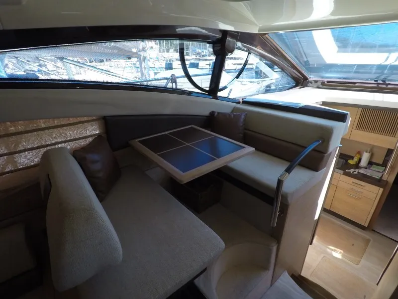 Salon of Luma, a Azimut 47 yacht at Grad Šibenik, Croatia