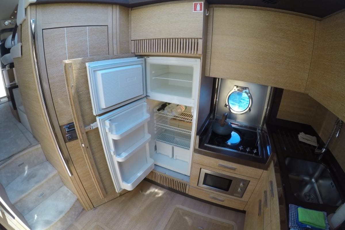 Galley of Luma, a Azimut 47 yacht at Grad Šibenik, Croatia