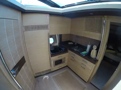 Galley of Luma, a Azimut 47 yacht at Grad Šibenik, Croatia