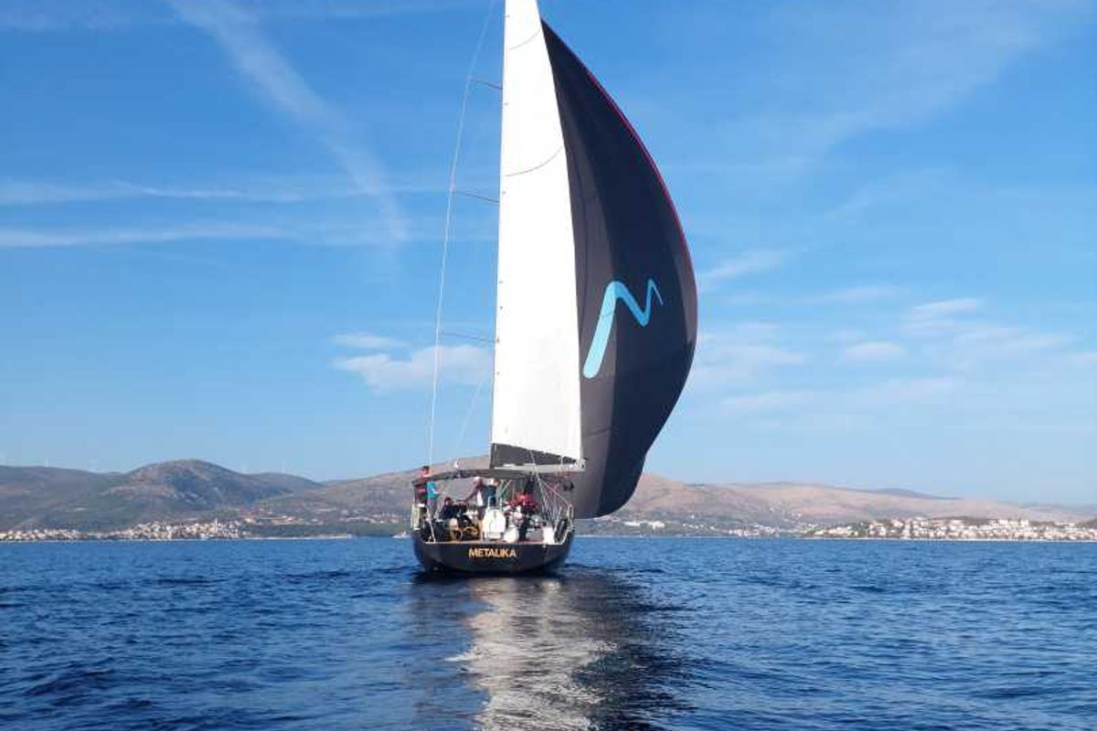 Exterior view of Metalika, a More Boats More 55 sailboat at Seget Donji, Croatia