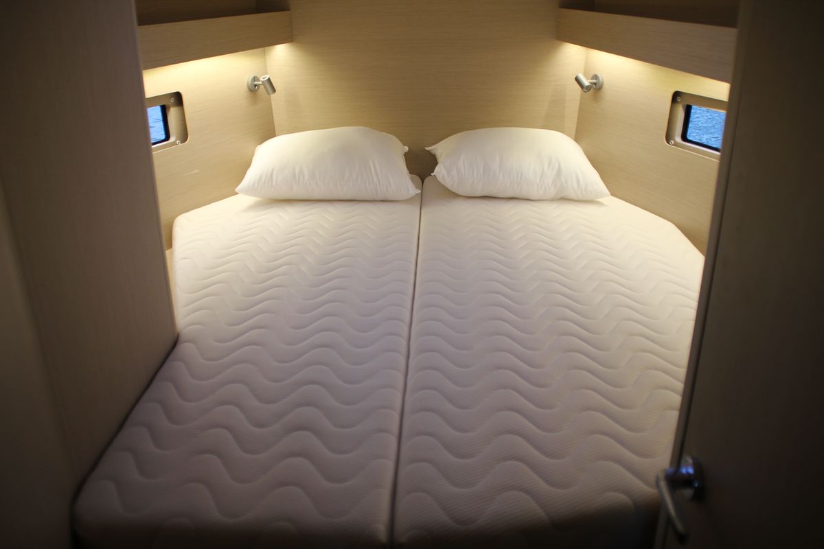 Cabin on Maranel, a Beneteau Oceanis 40.1 sailboat at Salamina Municipal Unit, Greece