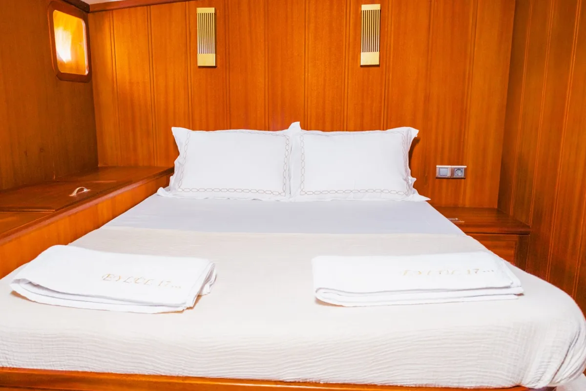 Cabin on EYLUL 17, a Gulet Custom built 183 yacht at Bodrum, Turkey