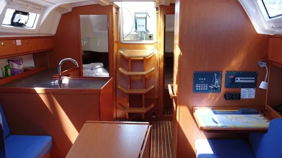 Salon of Diana, a Bavaria Cruiser 37 sailboat at Zadar, Croatia