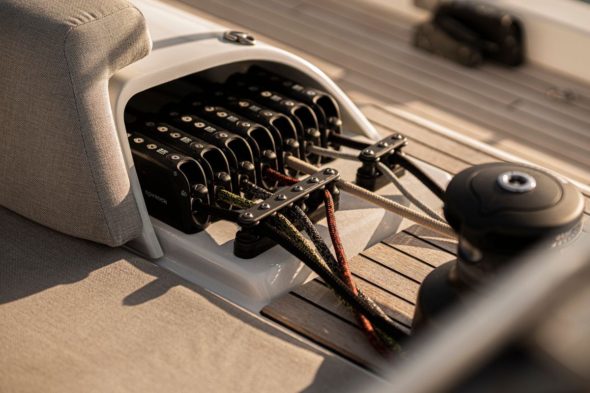 Izanami, a Beneteau First Yacht 53 sailboat at Lavreotiki Municipal Unit, Greece