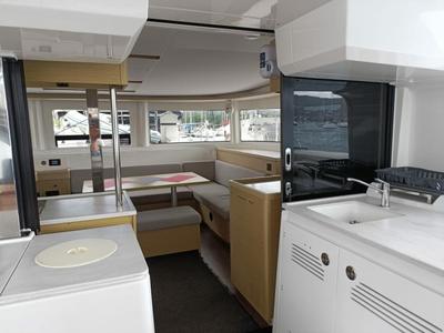 Galley of Dare, a Lagoon 46 catamaran at Le Marin, France