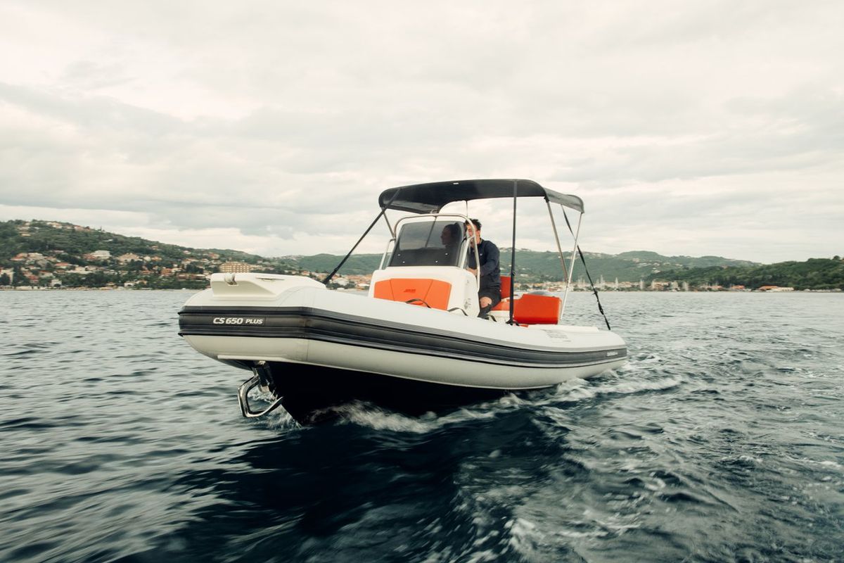 Exterior view of Joker Boat Coaster 650 Plus, a Jokerboat Joker Boat Coaster 650 Plus rib at Općina Sukošan, Croatia