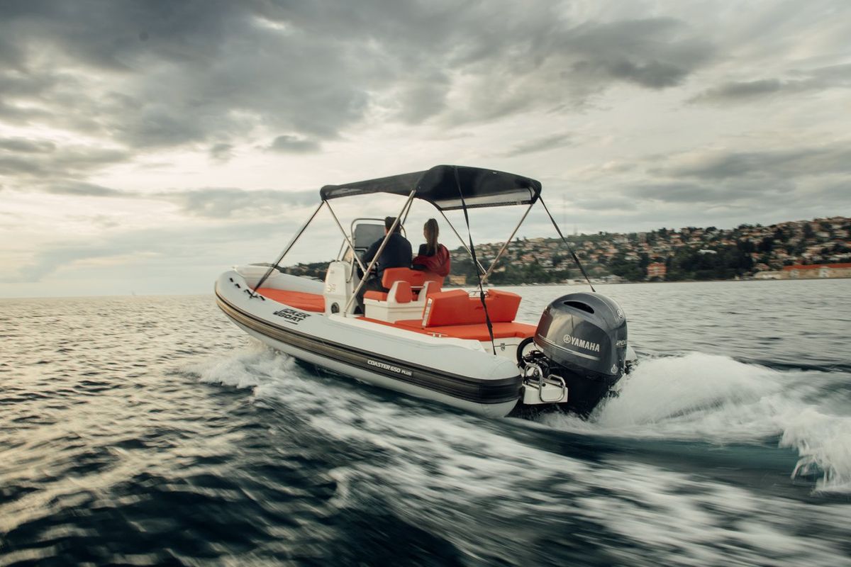 Exterior view of Joker Boat Coaster 650 Plus, a Jokerboat Joker Boat Coaster 650 Plus rib at Općina Sukošan, Croatia