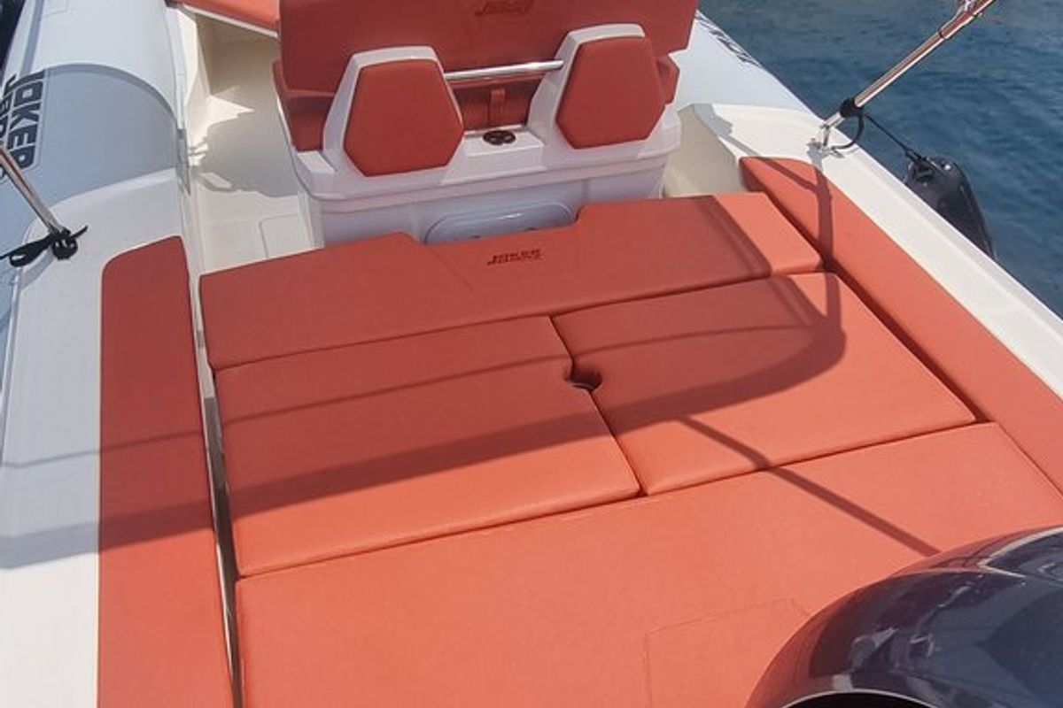 Deck of Joker Boat Coaster 650 Plus, a Jokerboat Joker Boat Coaster 650 Plus rib at Općina Sukošan, Croatia