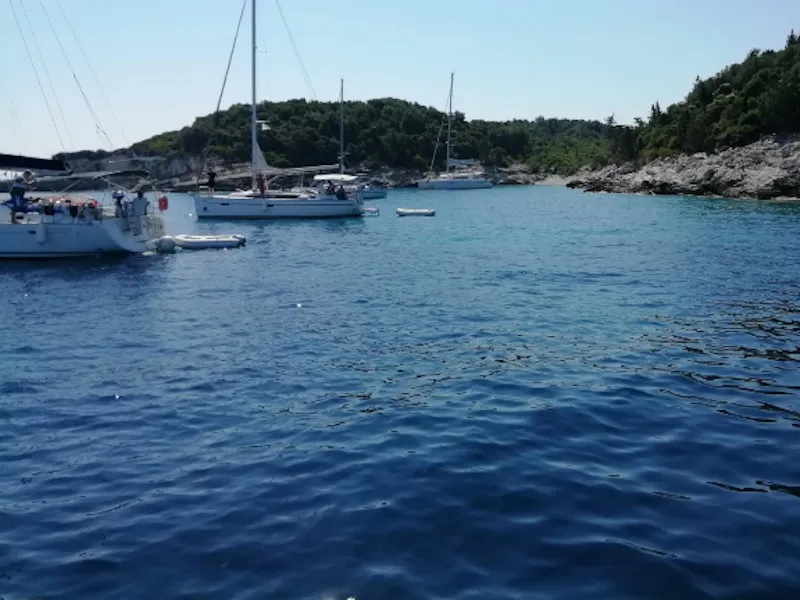 Exterior view of Afroditi, a Jeanneau Sun Odyssey 39 DS sailboat at Municipal Unit of Palairos, Greece