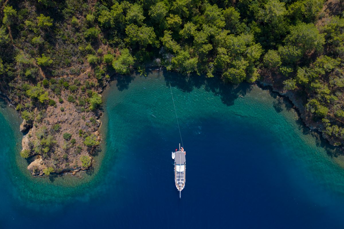 Tar Su, a Gulet Gulet gulet at Fethiye, Turkey