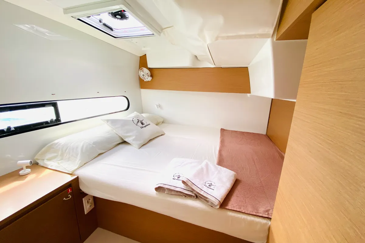 Cabin on YEMAYA Denia CREWED, a Excess 11 catamaran at Dénia, Spain