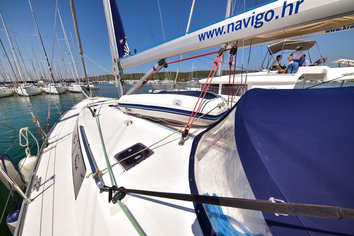 Yolo, a Bavaria Cruiser 51 sailboat at Općina Sukošan, Croatia