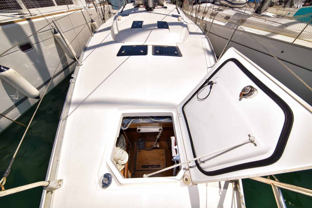 Yolo, a Bavaria Cruiser 51 sailboat at Općina Sukošan, Croatia
