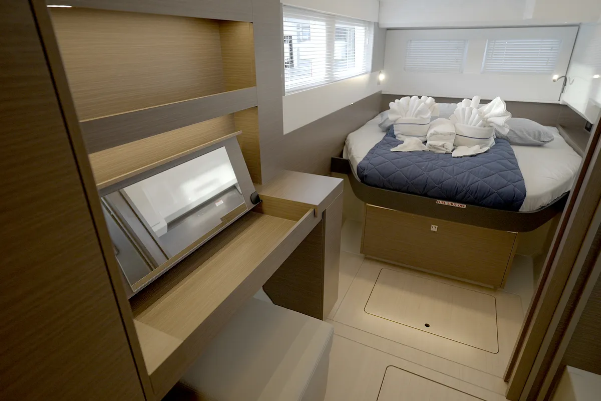 Cabin on Moorings 403 PC Exclusive, a Leopard 40 PC catamaran at Nassau, Bahamas